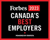 Forbes 2023 Canada's Best Employers Powered by Statista logo