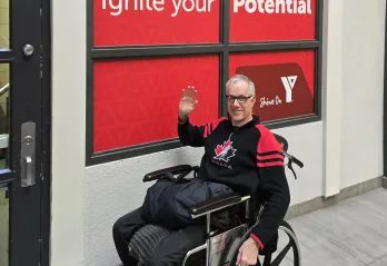 Michael at the Downtown Y