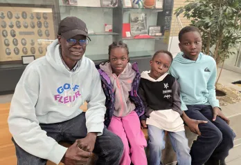 James & family at the Downtown Y
