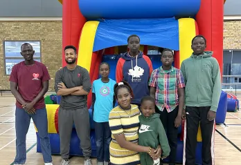 Nyreyak and family with Y staff