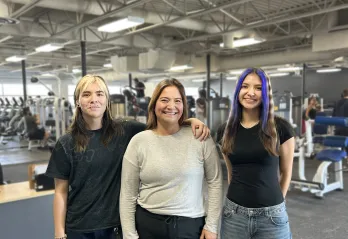 Trish and Family at the Elmwood-Kildonan Y