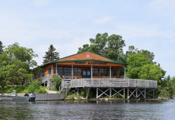 Camp Stephens from the water