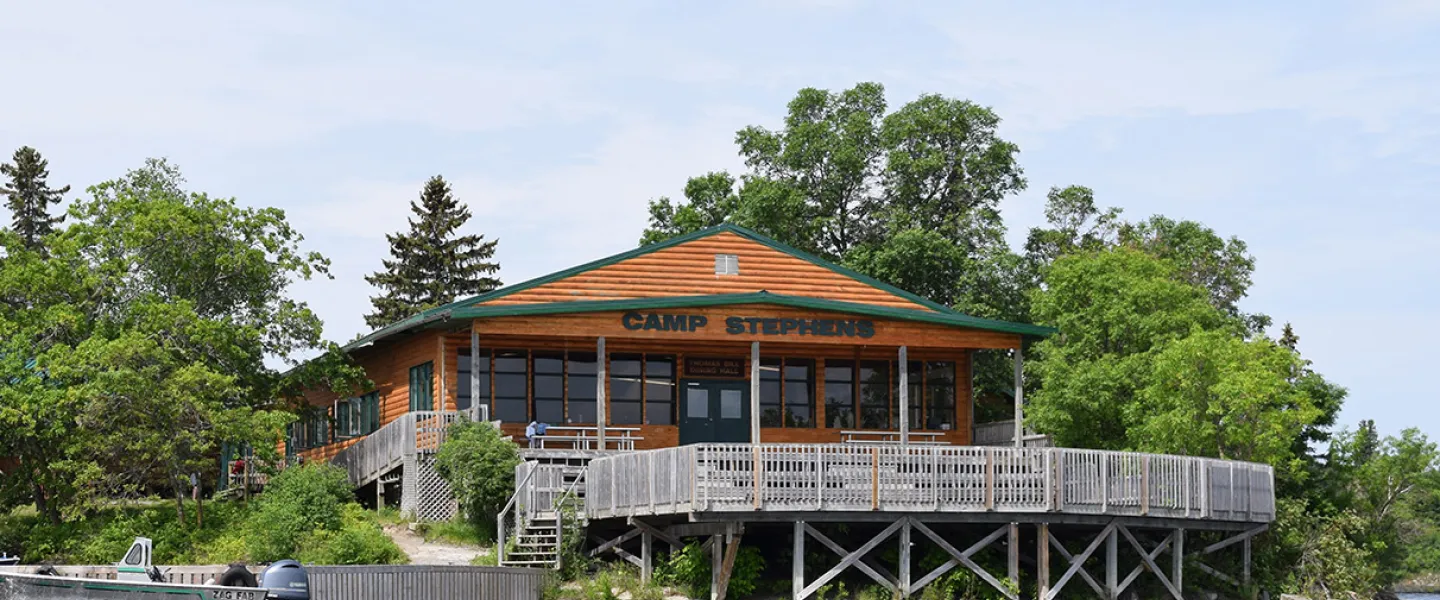Camp Stephens from the water
