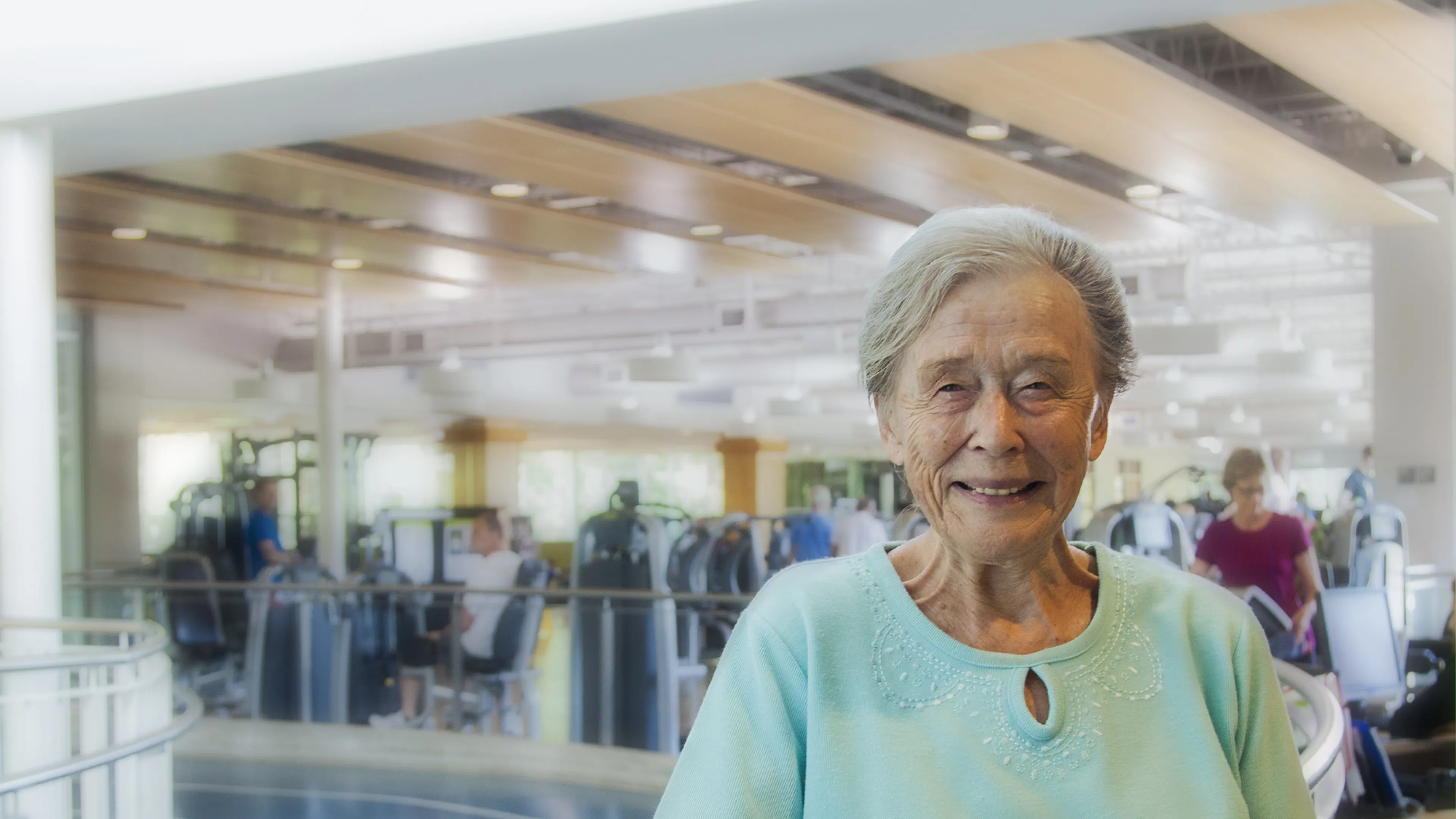 Senior Woman at a Y Branch