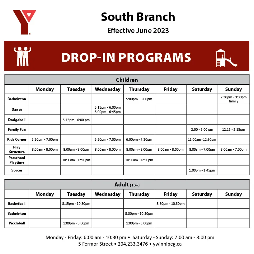 Drop-in South June