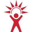 Icon of person and sun