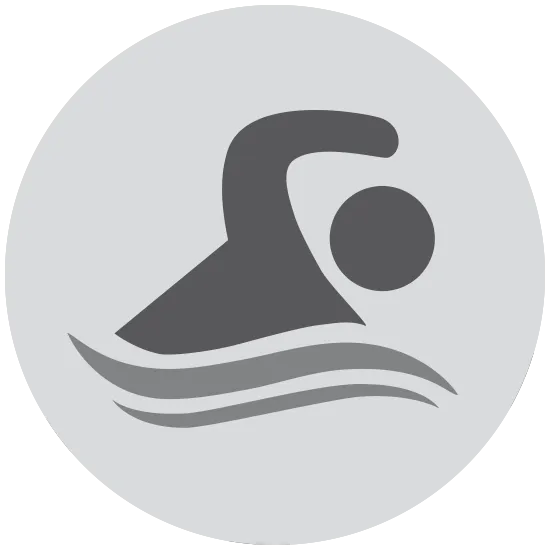 [Image] icon showing swimmer doing front crawl