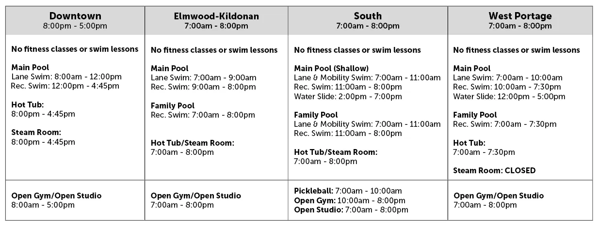 Holiday Schedule - Monday, February 9, 2026