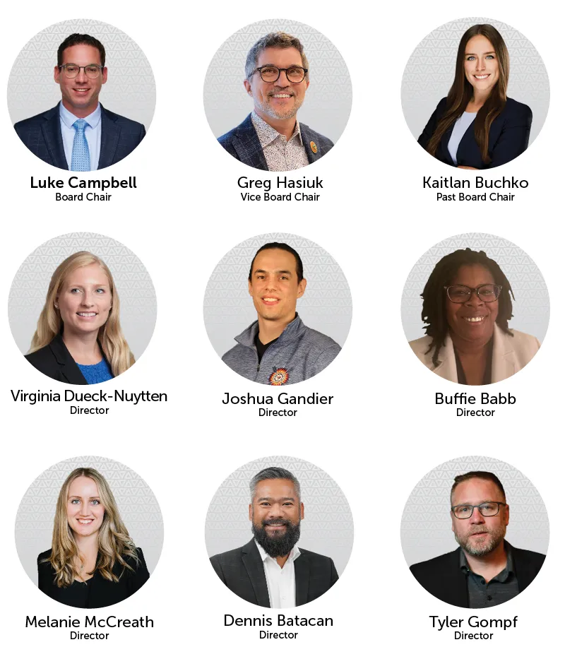 Headshot images of current Board of Directors