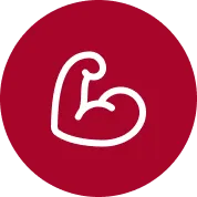 Arm flexing icon