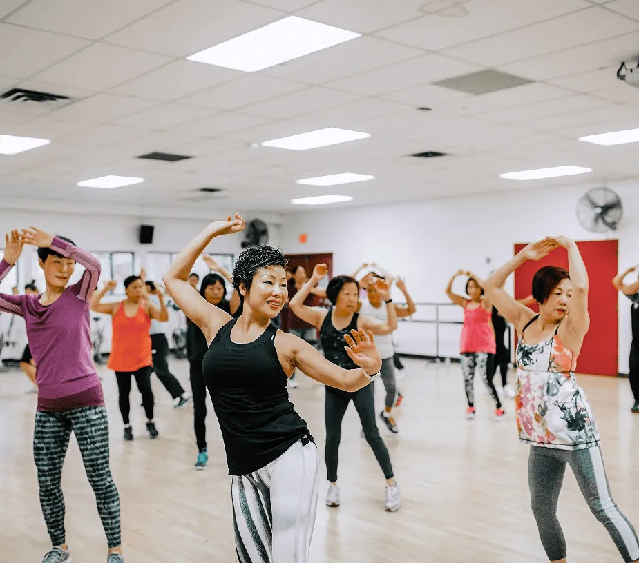 Group exercise class