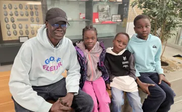 James & family at the Downtown Y