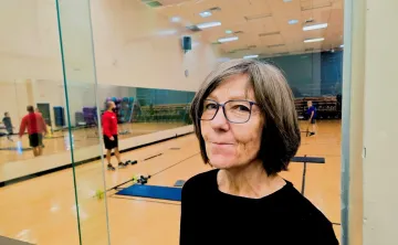 Judy at the Downtown Y